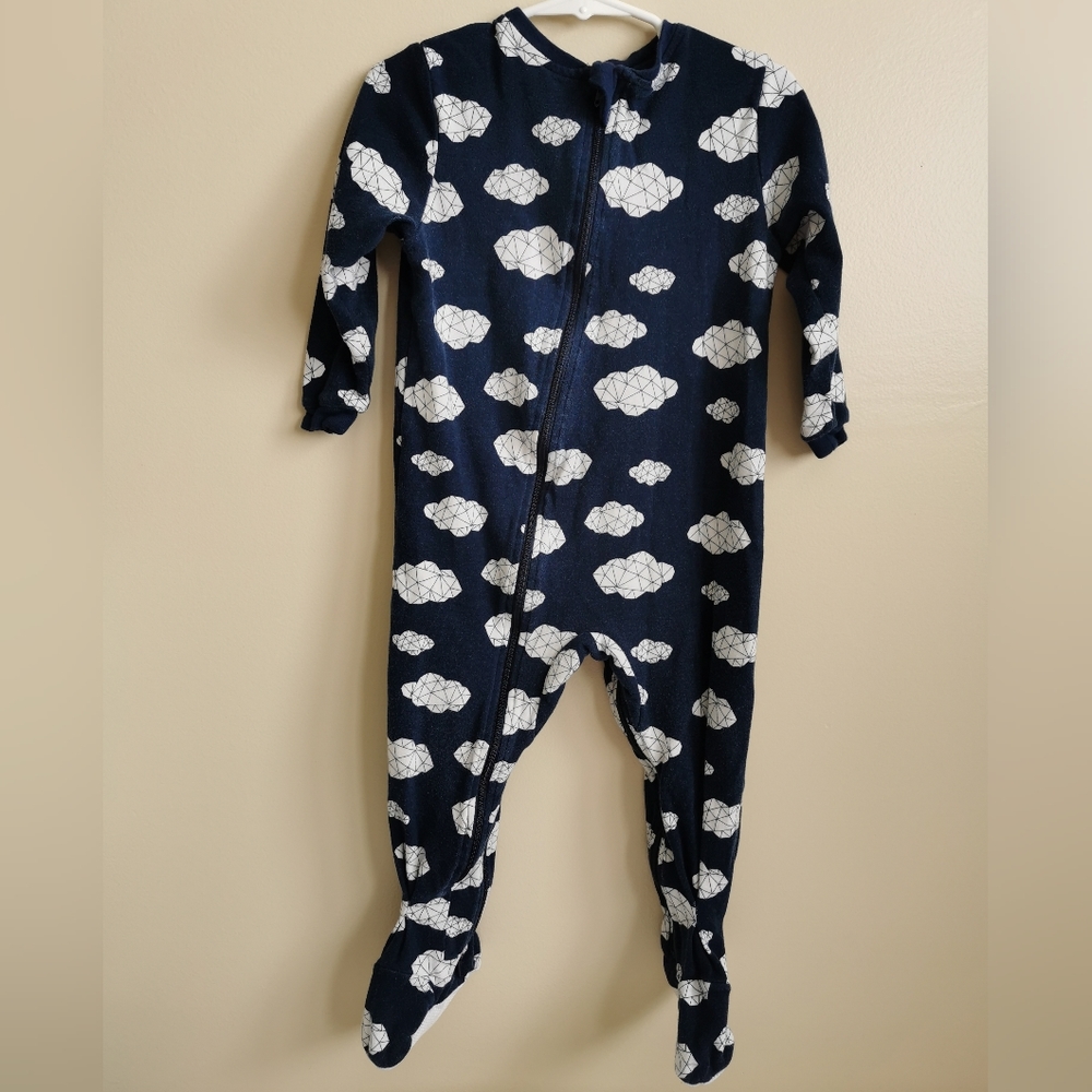 Laifa (now Zippyjamz) 12-24m Blue and Clouds Sleeper